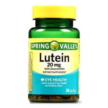 Spring Valley Lutein with Zeaxanthin Softgels, 20 mg, 30 Count