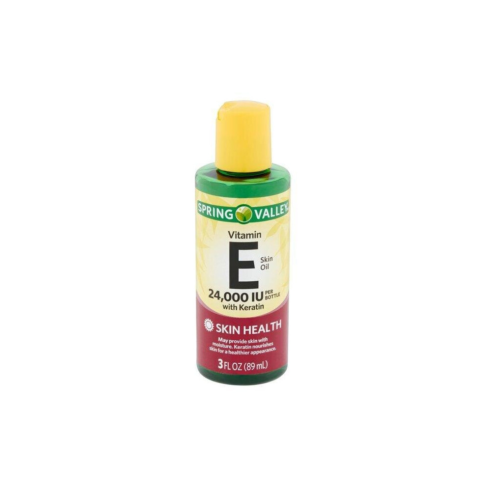 Spring Valley Vitamin E Skin Oil With Keratin, 24,000 Iu, 3 Fl Oz