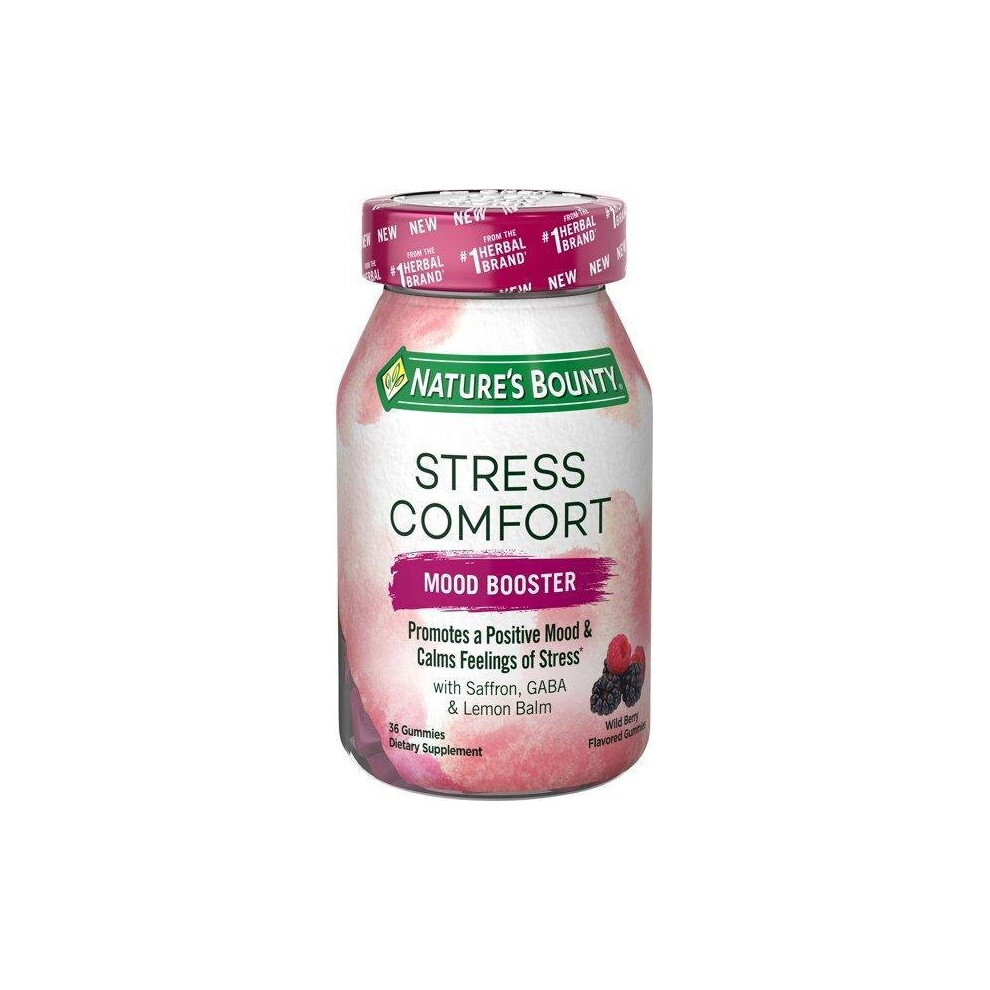 Nature's Bounty Stress Comfort Mood Boosters Gummies, 36 Ct
