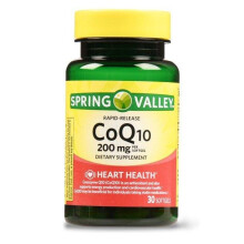 Spring Valley CoQ10 Rapid Release Softgels, 200 mg, 30 Ct
