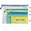 A5 Document Folder File Zipper Bags Plastic Wallets Folder Extra Thick 8PCS (A5 Zip Bag) 5