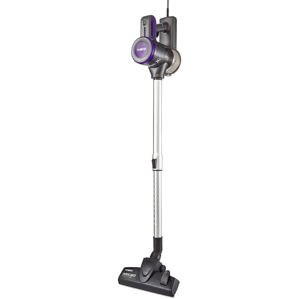Tower T513005 Pro Xec20 Corded 3-In-1 Vacuum Cleaner With Cyclonic Suction, Built-In Hepa 13 Filter And Detachable Handheld Mode