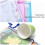 A5 Document Folder File Zipper Bags Plastic Wallets Folder Extra Thick 8PCS (A5 Zip Bag) 7