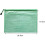 A5 Document Folder File Zipper Bags Plastic Wallets Folder Extra Thick 8PCS (A5 Zip Bag) 4