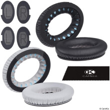 CamKix Compatible Ear Pads Replacement for Bose QuietComfort/SoundTrue/SoundLink Around-Ear Headphones - Set of 2 Pairs (Black...