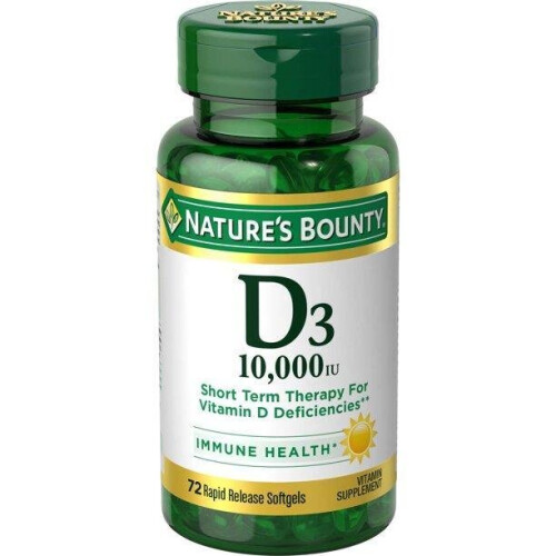 D3 250 mcg (10,000 IU) 72 Rapid Release Softgels