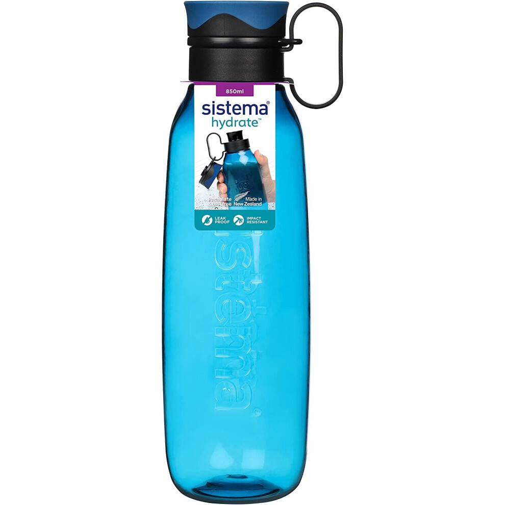 Sistema Traverse Tritan Bottle, Assorted Colours, 850 ml