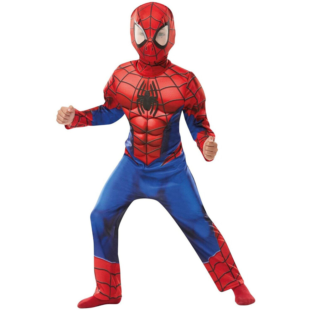 Rubies Rubie's Official Marvel Spider-Man Deluxe Childs Costume, Kids Superhero Fancy Dress