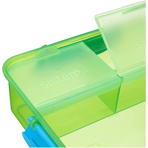 Sistema Sistema 41482 Lunch Snack Attack Duo, 975 ml - (Assorted Colour) 1