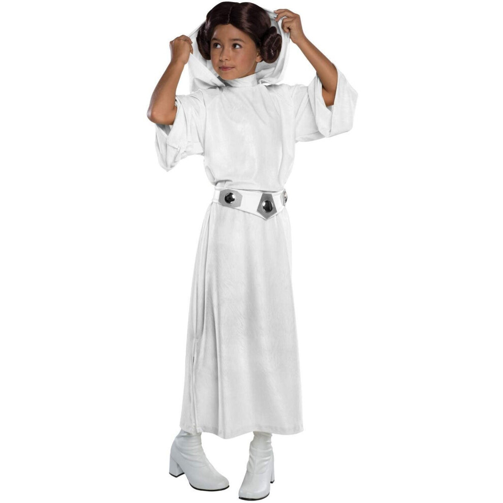 Rubie's Official Deluxe Princess Leia Girls Fancy Dress Star Wars The Force Awakens Kids Costume