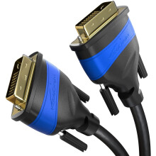 KabelDirekt – 7.5m Dual-Link DVI Cable (DVI-D 24+1, 1080p Full HD 3D) TOP Series