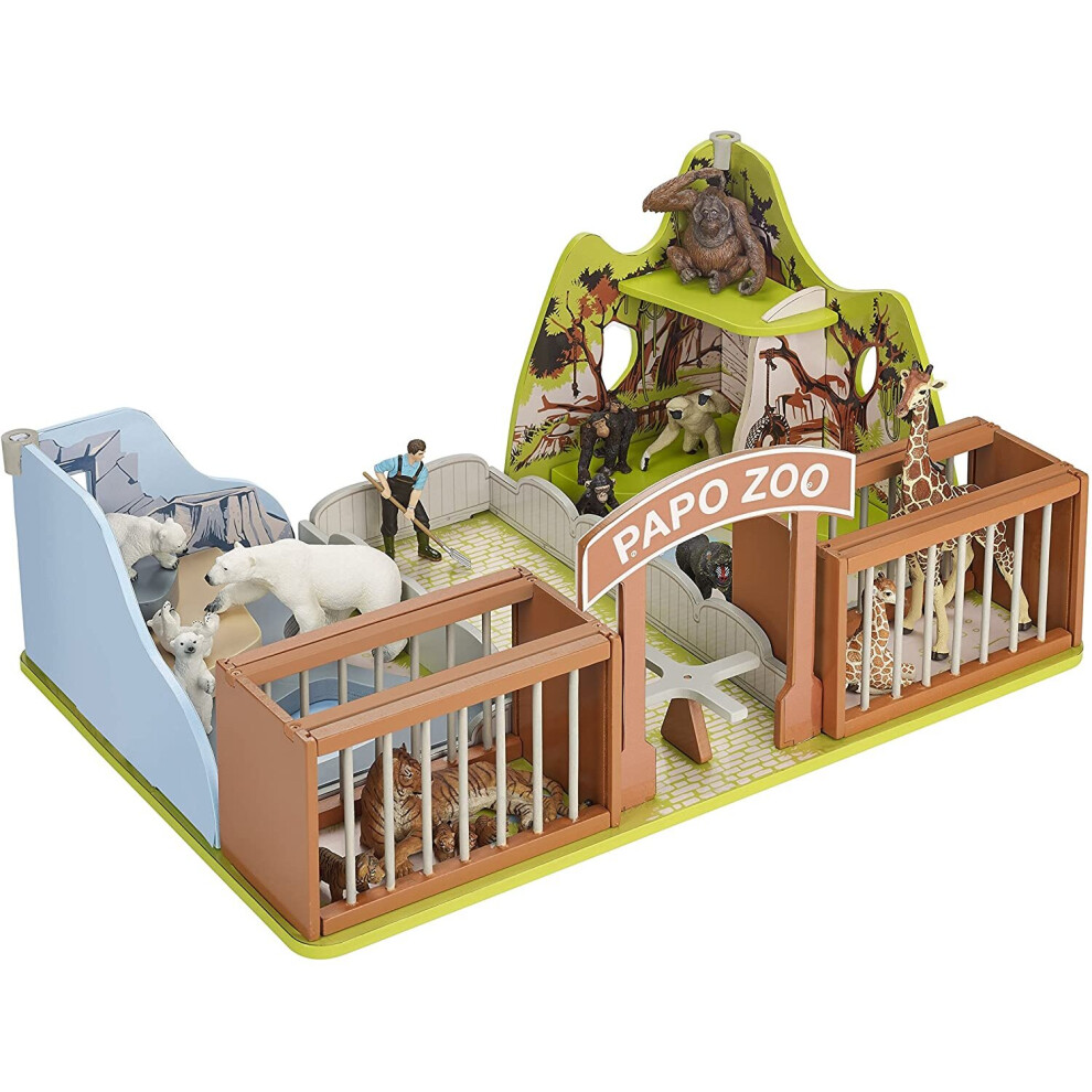 Photos - Action Figures / Transformers Papo 60107 "The Zoo" Playset