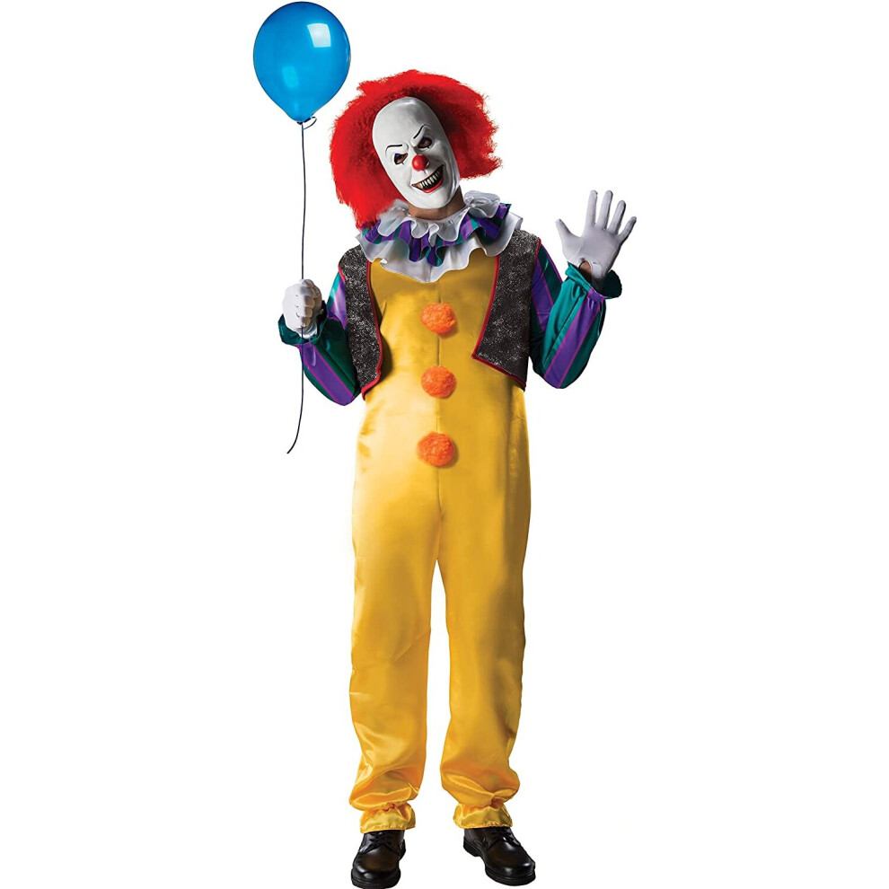 Rubie's Official Pennywise Deluxe Adult Costume Clown - IT The Movie