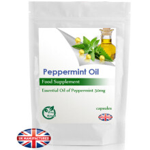High Potency Essential Oil of Peppermint 50mg - 90 Capsules - UK