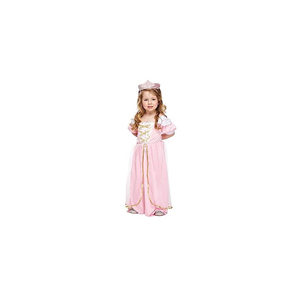 Pink Girls Princess Fancy Dress Costume Age 3