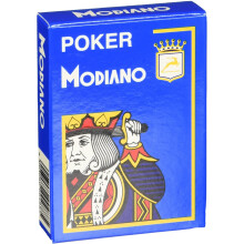 Modiano Index 4, Cristallo 488 – Poker Playing Cards Blue