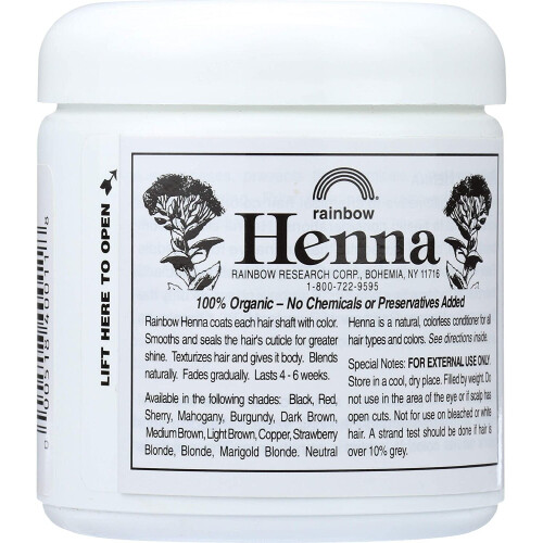 Rainbow Research Henna Βοτανική Χρώση Μαλλιών και Conditioner, Περσικό Ξανθό, 4 Οζ 1
