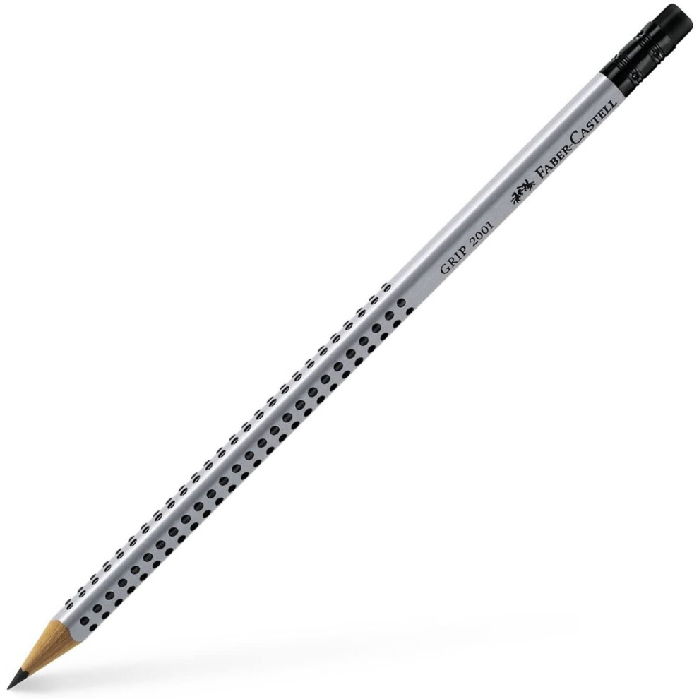 Faber-Castell Blacklead Pencil Grip 2001 Hb With Eraser Tip