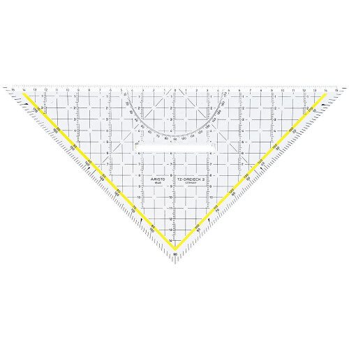Aristo TZ-Dreieck - Set Square Plexiglass 225 mm