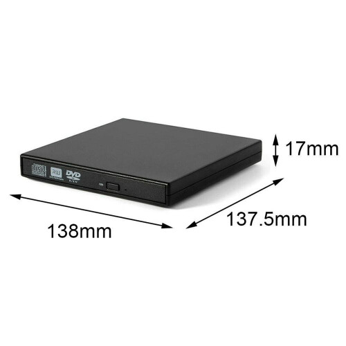 USB External DVD CD RW Disc Burner Combo Drive Reader For PC Laptop 2