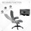 Vinsetto Vinsetto Reclining Chair w/ Heating Massage Points Headrest Grey 6