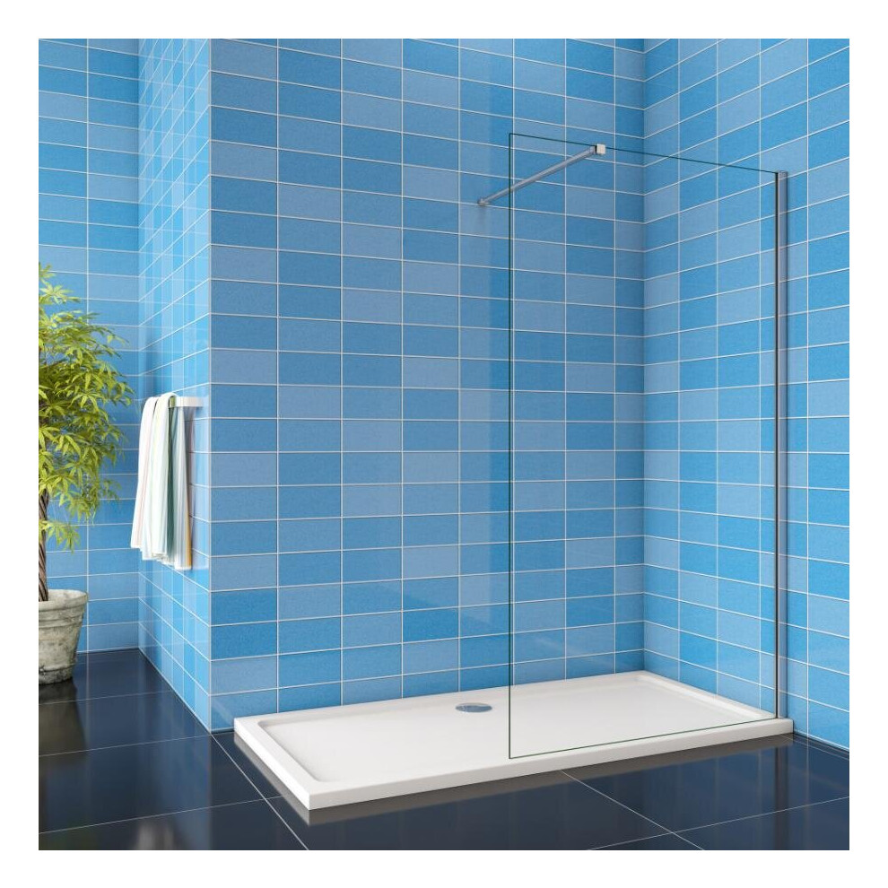 (900x1900mm) Walk in Wet Room Shower Screen Panel Glass Cubicle