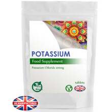 High Potency Potassium Chloride 200mg (90 Tablets) Blood Pressure (V)