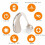 Rechargeable Digital Hearing Aid Adjustable Voice Amplifier Behind Ear 6