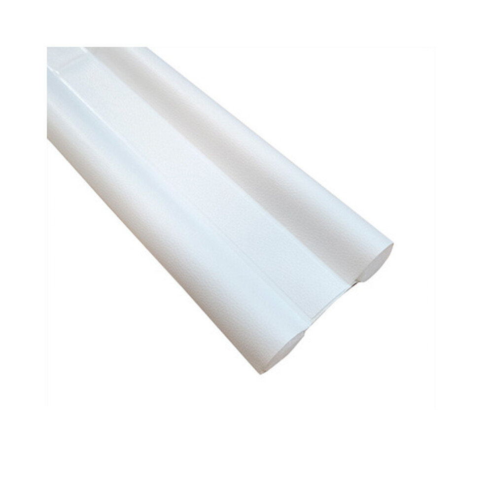 (White) Under Door Bottom Seal Windproof Strip Draught Excluder Stopper Guard Blocker