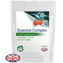 Guarana Complex (100 Capsules) Natural Energy Boost, Learning, Memory