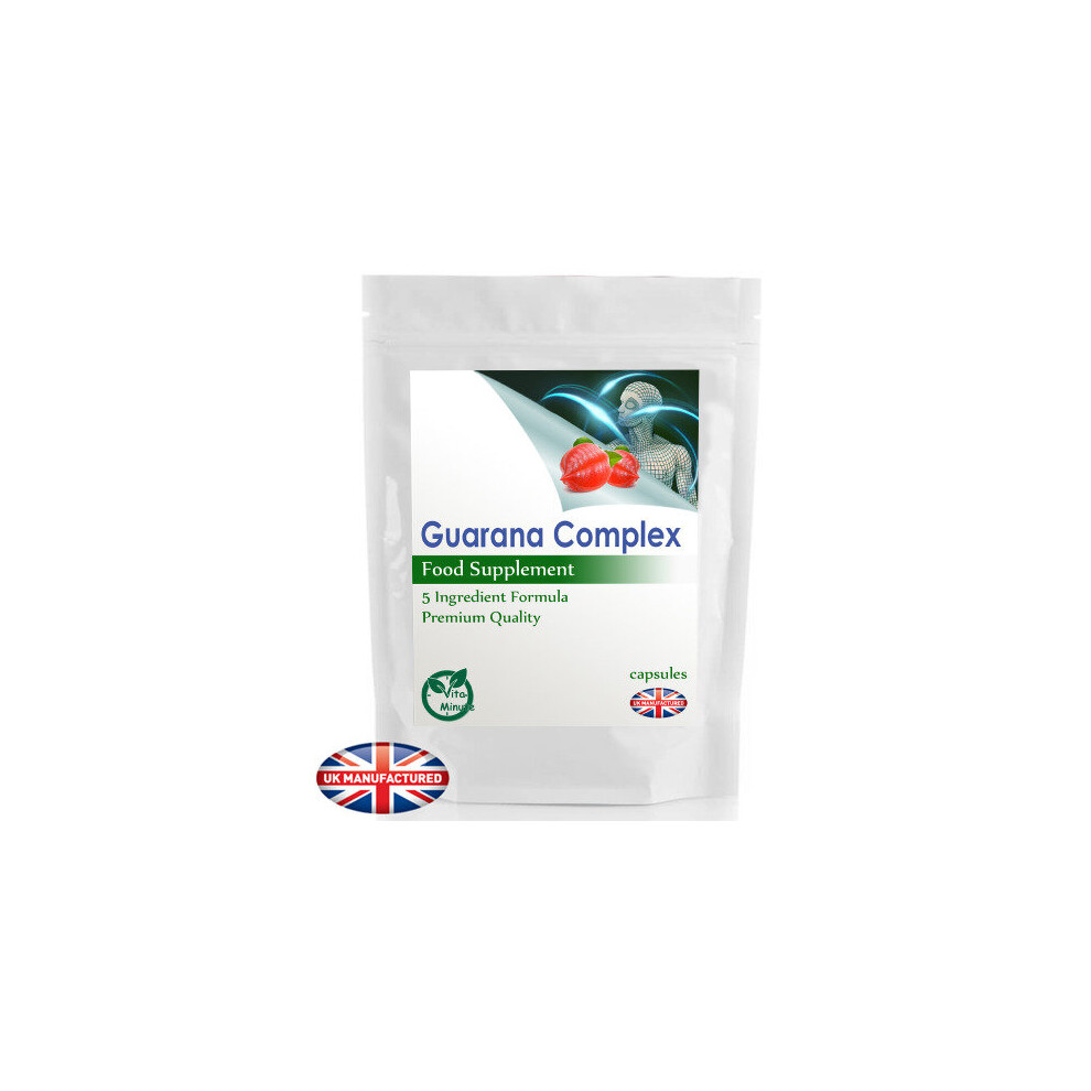 Vitaminute 60 X Guarana Complex Capsules - Kelp, Ginseng, Apple Cider, Cayenne