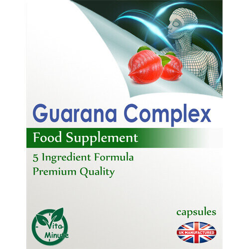 Guarana Complex (100 Capsules) Natural Energy Boost, Learning, Memory 2