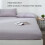 (Grey-Fitted Sheet, Single-90x200+15cm) Deep 15/25cm Fitted Sheet Pillow Case Bed Sheets Single Double King Solid Color 1