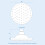 NES Home Chrome Round Overhead Swivel Rain Shower Head 150mm 5