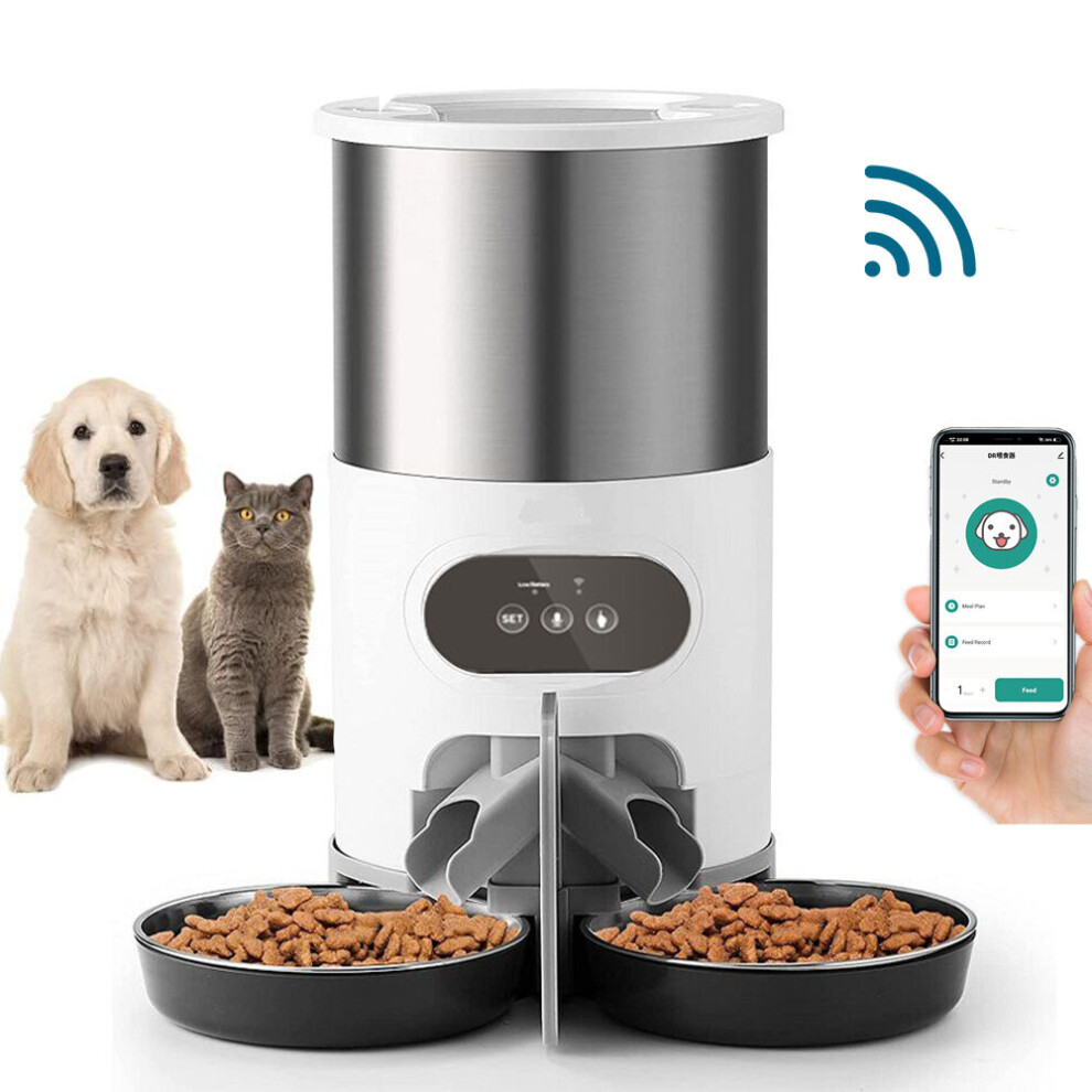 NEW Automatic Timing Smart Feeder Automatic Pet Feeder For Cat Dog Electric Dry Food Dispenser on OnBuy