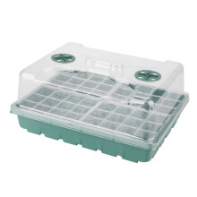Peat Pots Tray Organic 48 Hole Plant Seed Grow Box For Garden Yard Greenhouse Supply