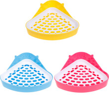 Hamster Pet Cat Rabbit Corner Toilet Litter Trays Clean Indoor Pet Litter Training Tray For Sm