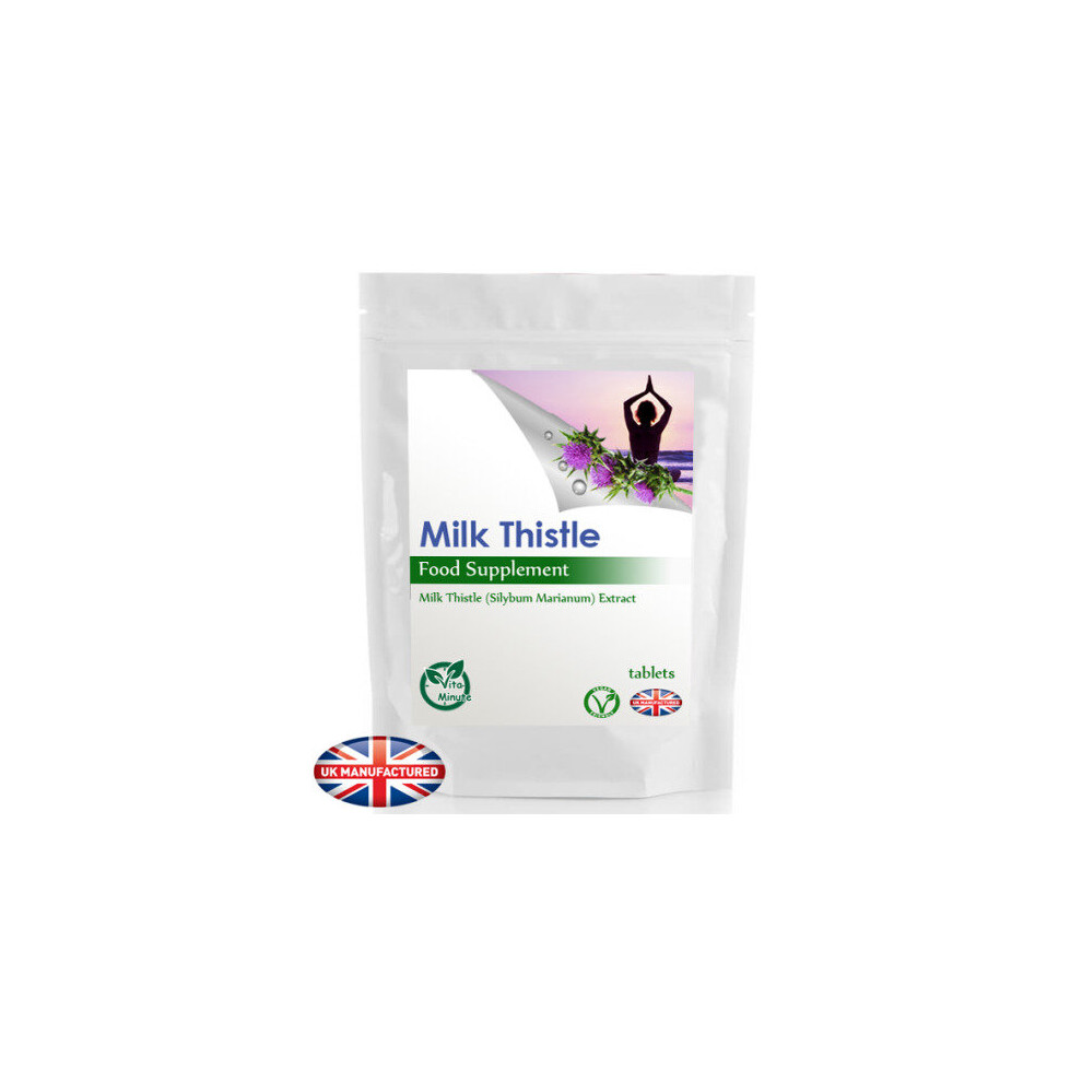 Milk Thistle - 60 x 2000mg Tablets, Cholesterol Gal Bladder Liver UK