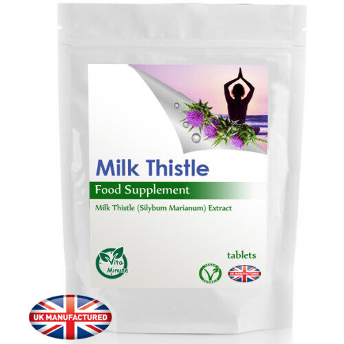 120 x Milk Thistle 2000mg Extract Tablets | Liver Detox, Gall Bladder