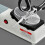 USB Electric Knife Sharpener Adjustable For Kitchen Knives Tool Knife Scissor Sharpening White 5