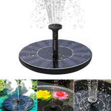 Mini Floating Solar Fountain Garden Decoration Outdoor Garden Pool Pond Patio Bird Bath Waterfa