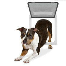 Pet Door Lockable Cat Dog Kitten Door Security Flap Door ABS Plastic Animal Small Pet Cat Door