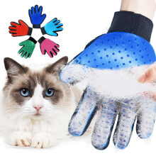 Cat grooming glove for cats wool glove Pet Hair Deshedding Brush Comb Glove For Pet Dog Cleanin