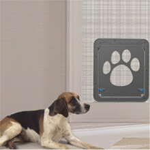 Pet Dog Screen Door Animal Flap Door Cat Gate Window Fence Doorway Kitten Security Tunnel Anti-