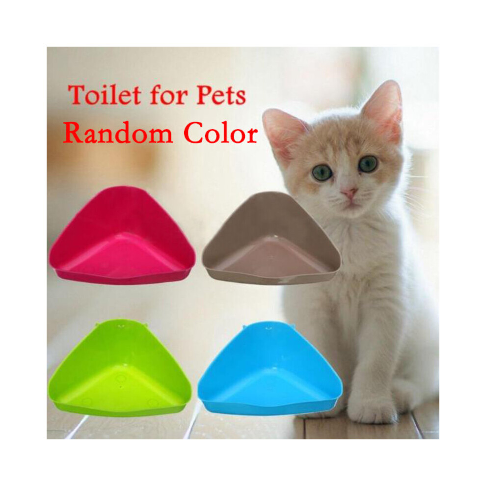 Pet Corner Toilet Litter Tray Box Pet Toilet for Cat Mouse Rat Rabbit Hamster Small Animal Pet