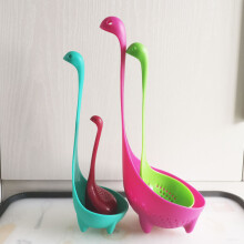Dinosaur Loch Ness Water Monster Leaf Colander Soup Spoon Strainers Long Handle Ladle Skimmer S