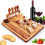 1PC Bamboo Cheese Board Cheese Knife Cheese Slicer Fork Scoop Cut Kitchen Cooking Tools Bamboo 1