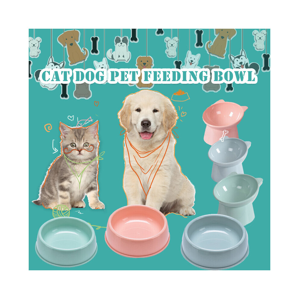 45 Pet Cat Bowl Pet Water Bowl  High Foot Feeder Dog Cat Food Bowl Neck Protector Dish Bowls F