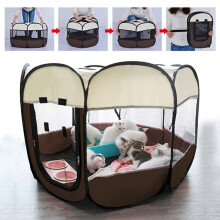 Portable Outdoor Kennels Fences Dog Tent House Breathable Pet Playpen Cat Large Foldable Gog Ca