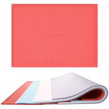 Cat Placemat Mat Silicone Waterproof Pet Food Non-Skid Spill Proof Beds Pet Feeding Bowl Rug Ea